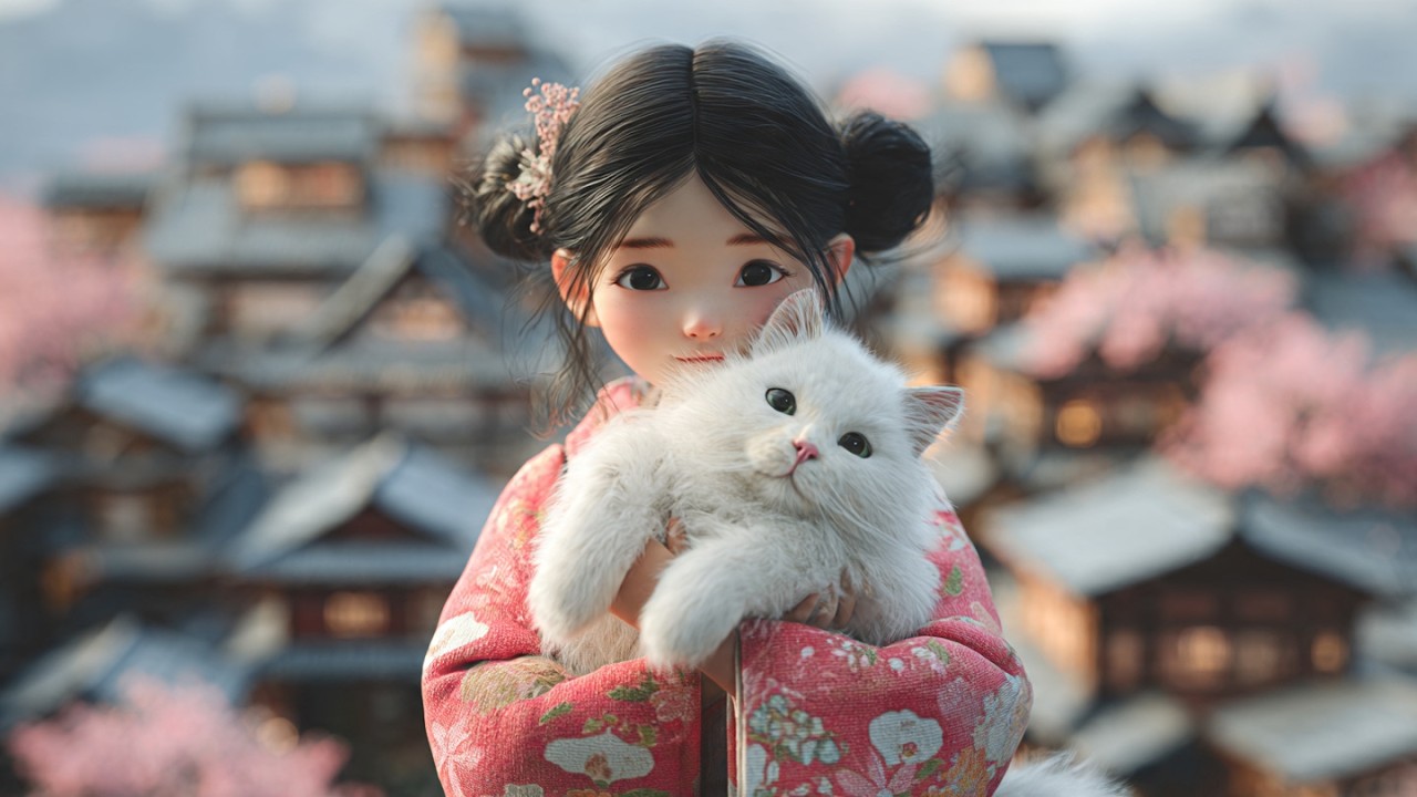 Visual Poems | A Miniature Fairytale | Spring in a Tiny Japanese Village [4K]