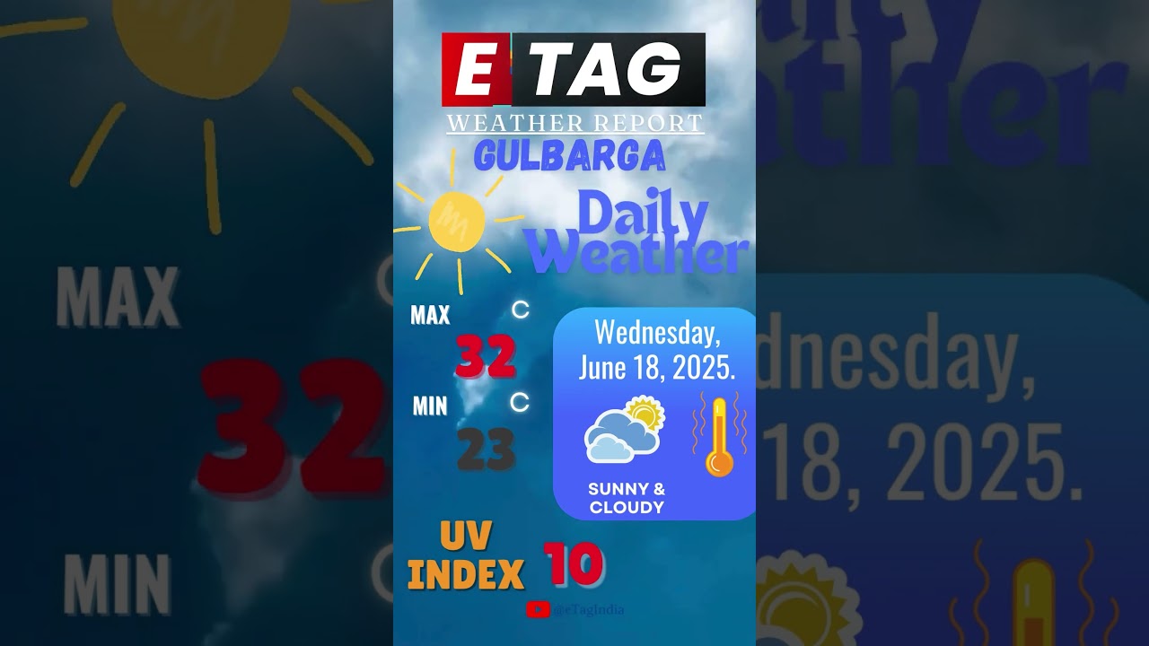 Gulbarga Weather Update 18 June 2025 #etagindia #news #weatherupdate  #Gulbarga