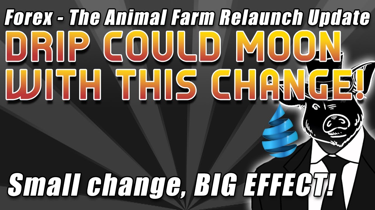 Massive news for DRIP and Animal Farm!  🐷🐶💧 #drip #crypto #animalfarm