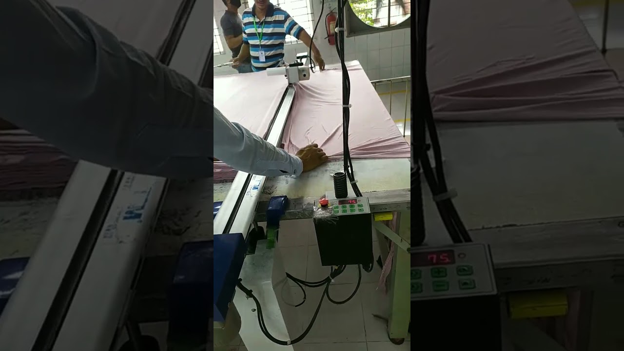 Cutting section Fabric cutter Machine.