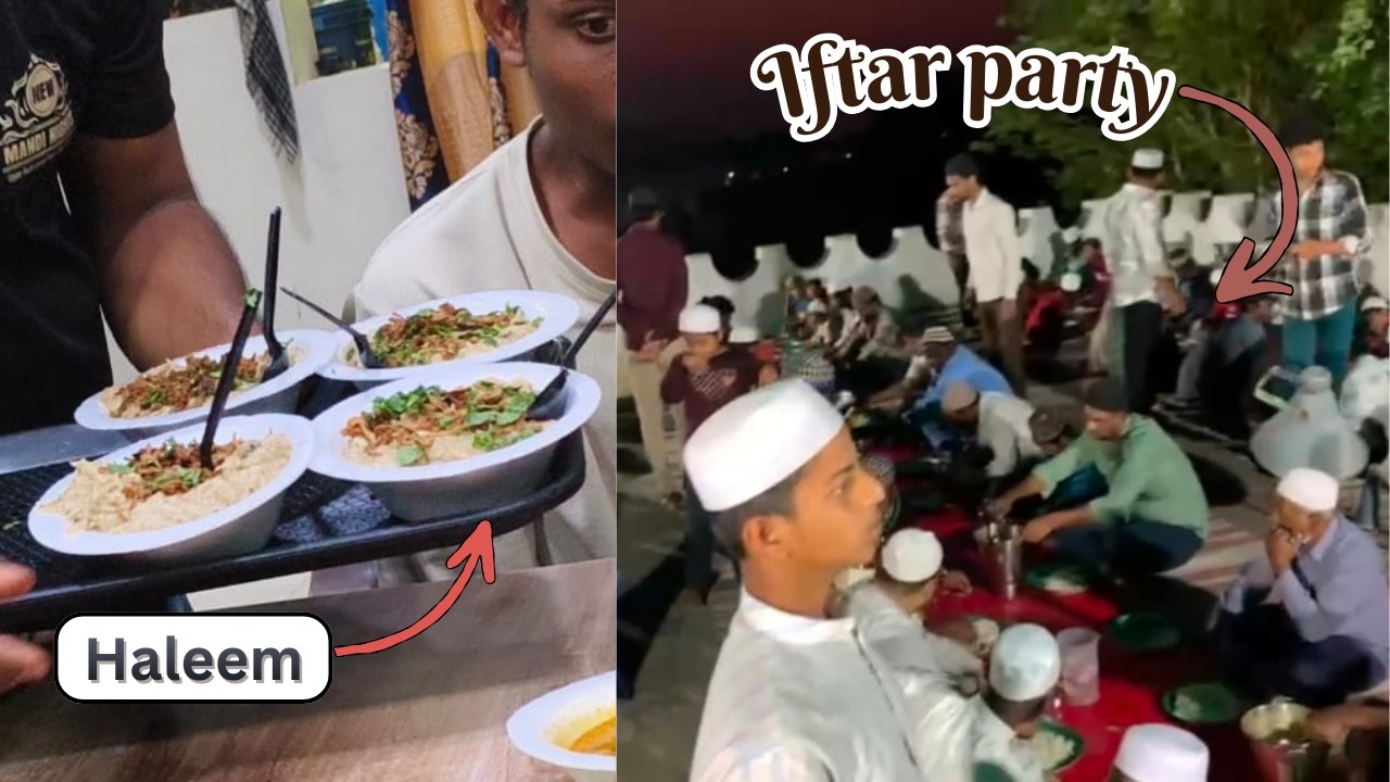 17th Ramzan Special 🌙 Haleem  Night & the next day Kashipur Masjid Iftar Party | Ramzan Dawat Vlog