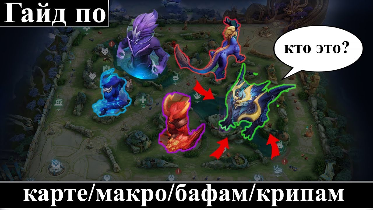 ОБЗОР КАРТЫ/ЛЕСА/МОНСТРОВ - HONOR OF KINGS/ ГАЙД ПО КАРТЕ #honorofkings  #hok  #хонорофкингс #хок