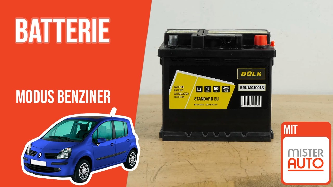 Batterie wechseln Modus 1.2 16V 🔋