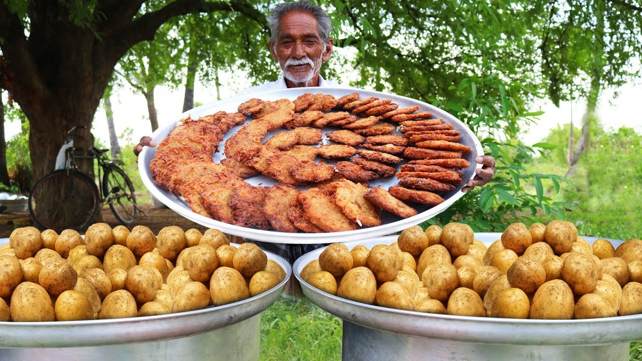 Potato Nuggets Recipe  | Quick and Easy Potato Nuggets - Fingers | Tasty Potato Snacks by Grandpa