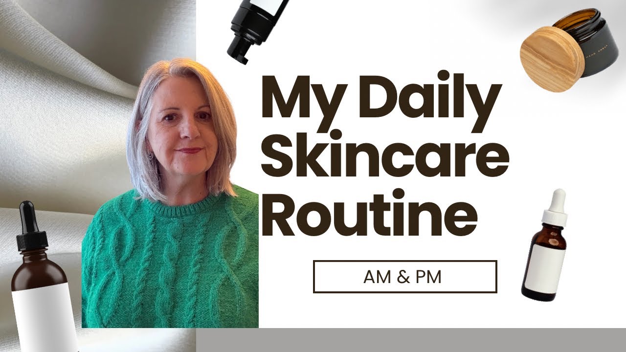 Mature Skin Skincare Over 60 | My Morning & Night Routine✨Gifted eye massager 