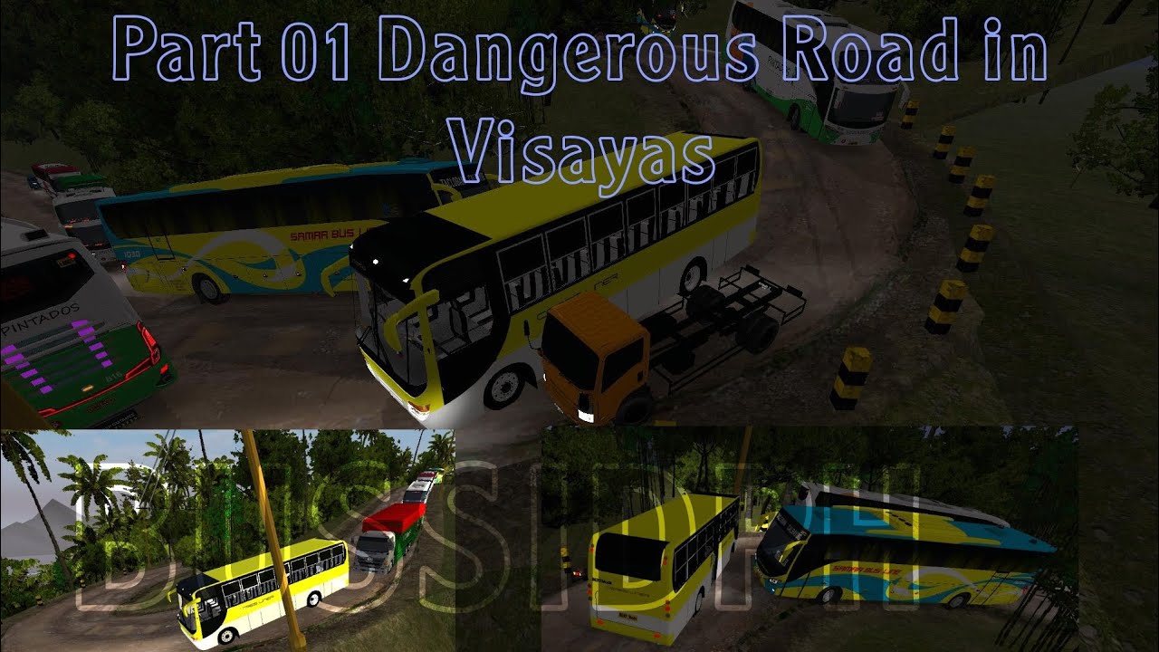 Bussidph | Ceres Bus and other bus stranded on zigzag dangerous Roads in Visayas | Watch full videos