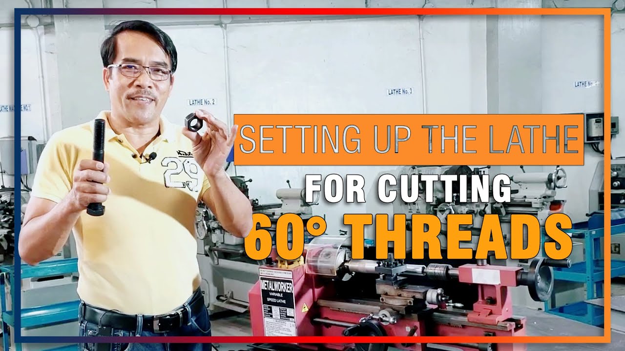 Setting Up the Lathe for Cutting 60 degrees Threads