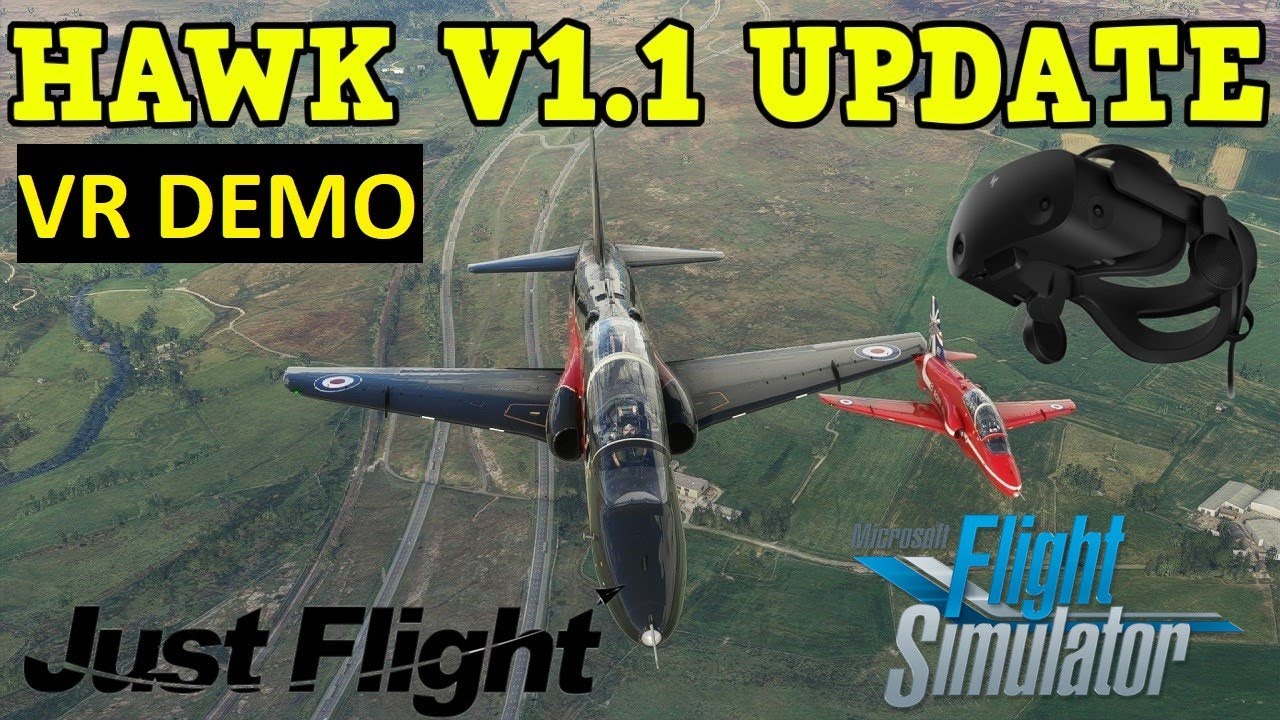 MSFS SMOOTH VR | JF HAWK v1.1 UPDATE! HP REVERB G2