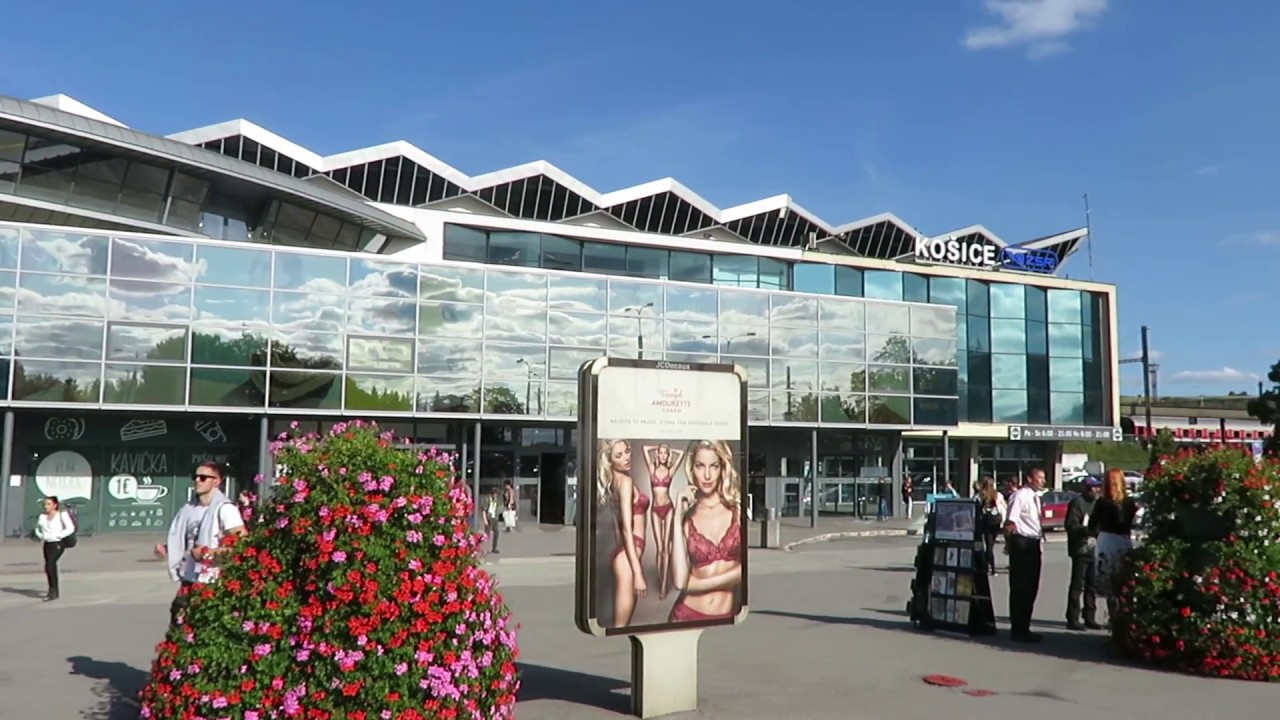 Вокзальная площадь в Кошице/The station square in Kosice