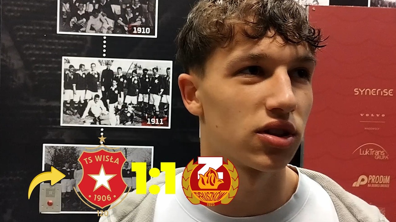 FILIP BANIOWSKI po WISŁA KRAKÓW 1:1 ZNICZ PRUSZKÓW