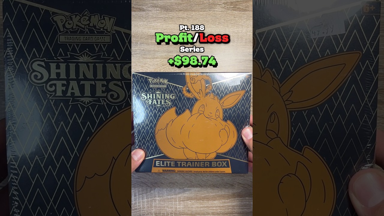 Channel Profit/Loss Series! (Part 188) Shining Fates Elite Trainer Box Pack Opening
