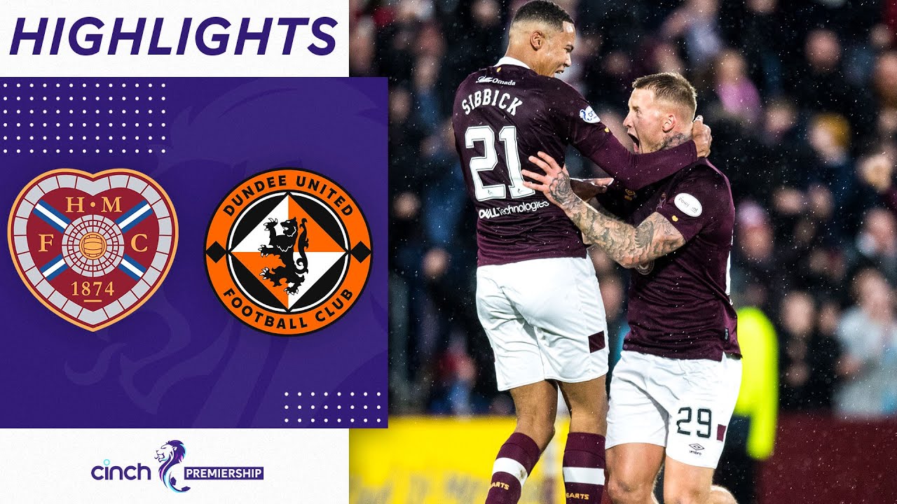 Heart of Midlothian 3-1 Dundee United | Humphrys Nets Stunning 50-Yard Goal | cinch Premiership