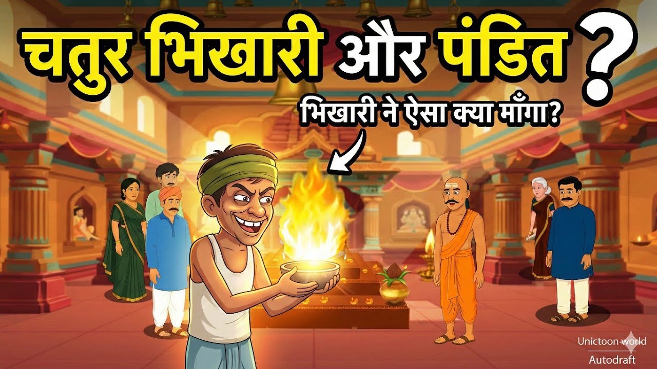 चतुर भिखारी और पंडित
