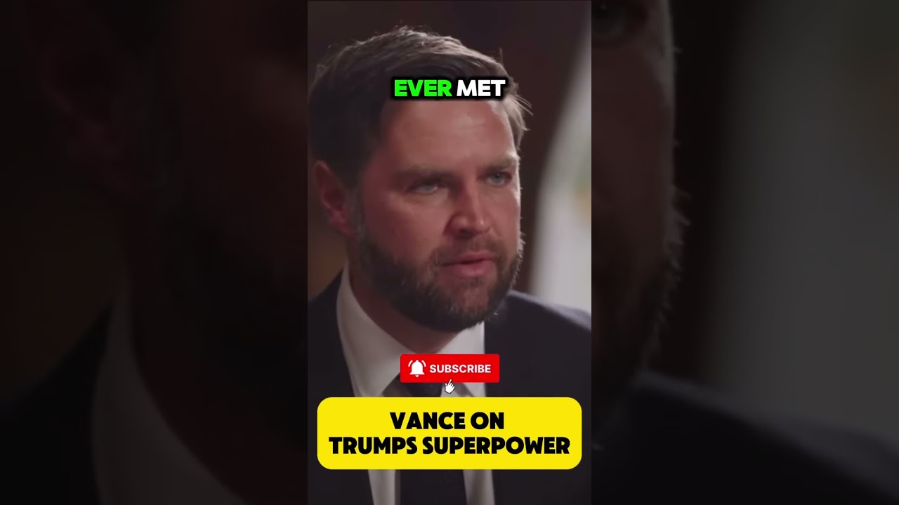 &ldquo;Bizarre Level of Intuition&rdquo; Vice President Vance Talks Trump 😮 🇺🇸 #trending #fyp #shorts