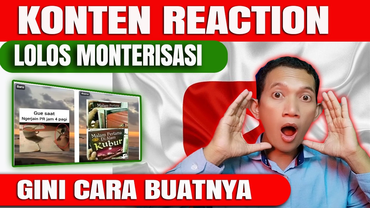 Tutorial Lengkap: Cara Membuat Konten Reaction Lolos Monetisasi YouTube 2026