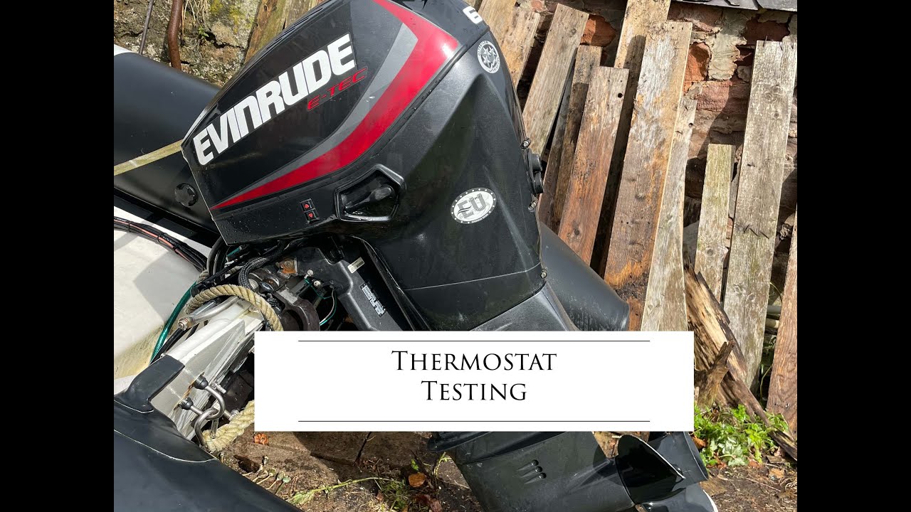 How To Remove & Test Evinrude ETEC Outboard Thermostat Valve, Maintenance Tutorial - Part # 5005440