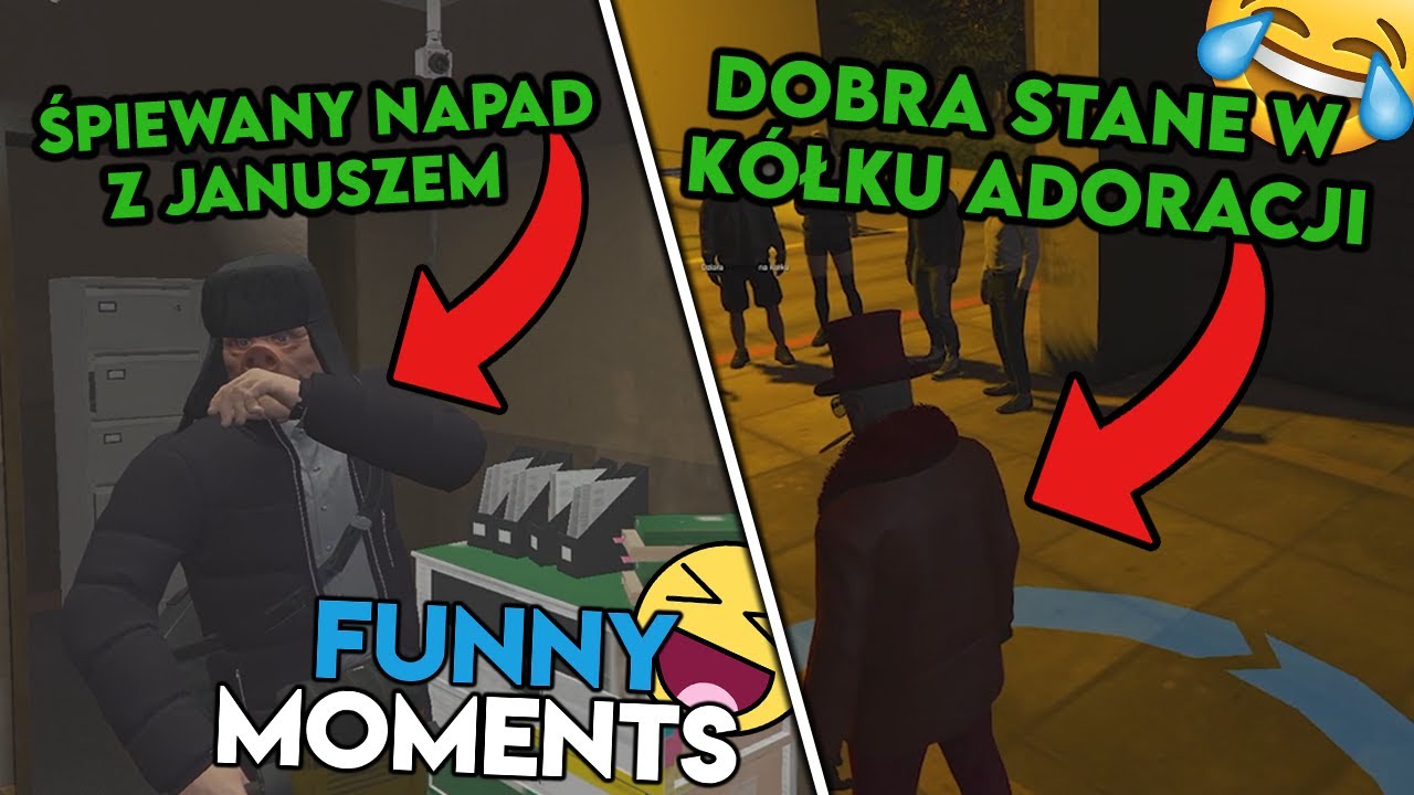 ŚPIEWANY NAPAD Z JANUSZEM | DOBRA STANE W KÓŁKU ADORACJI |😂GTARP😂| Funny Moments
