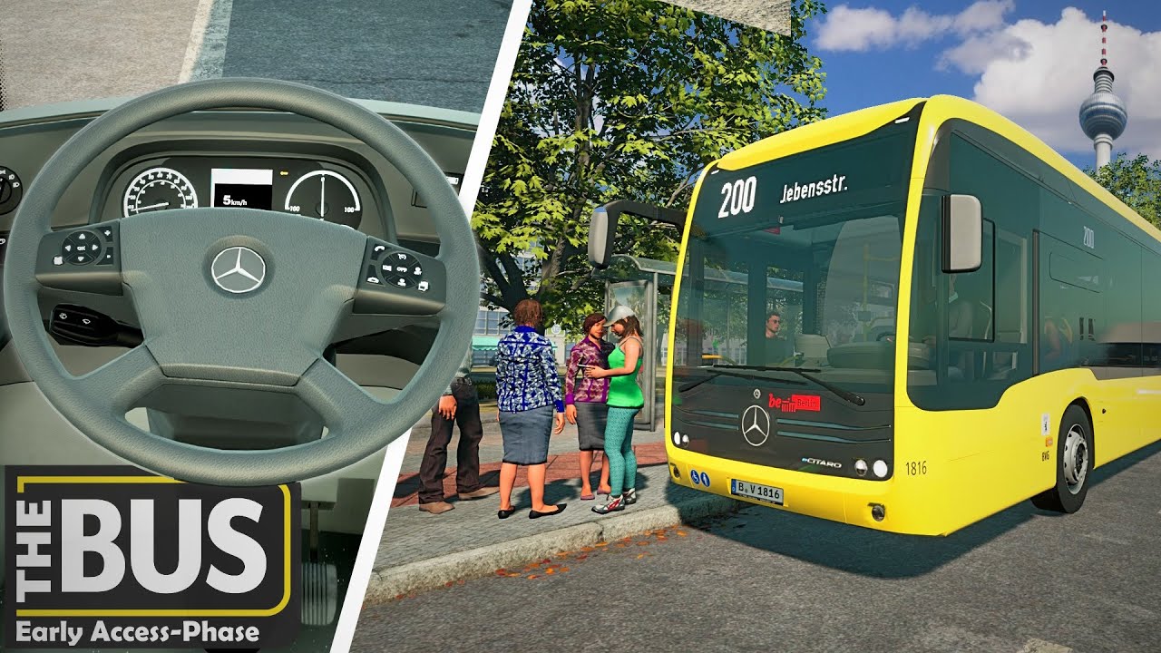 THE BUS Erweiterung Linie 200, Originale Ansagen & Mercedes-Stern ☆ Let's Play The Bus Simulator #12