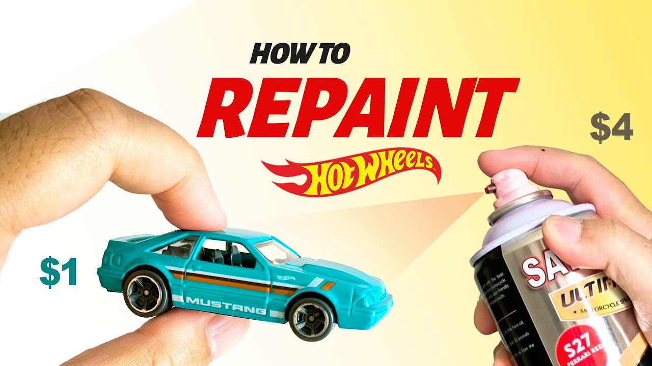 I Repainted a Hot Wheels Without Taking It Apart