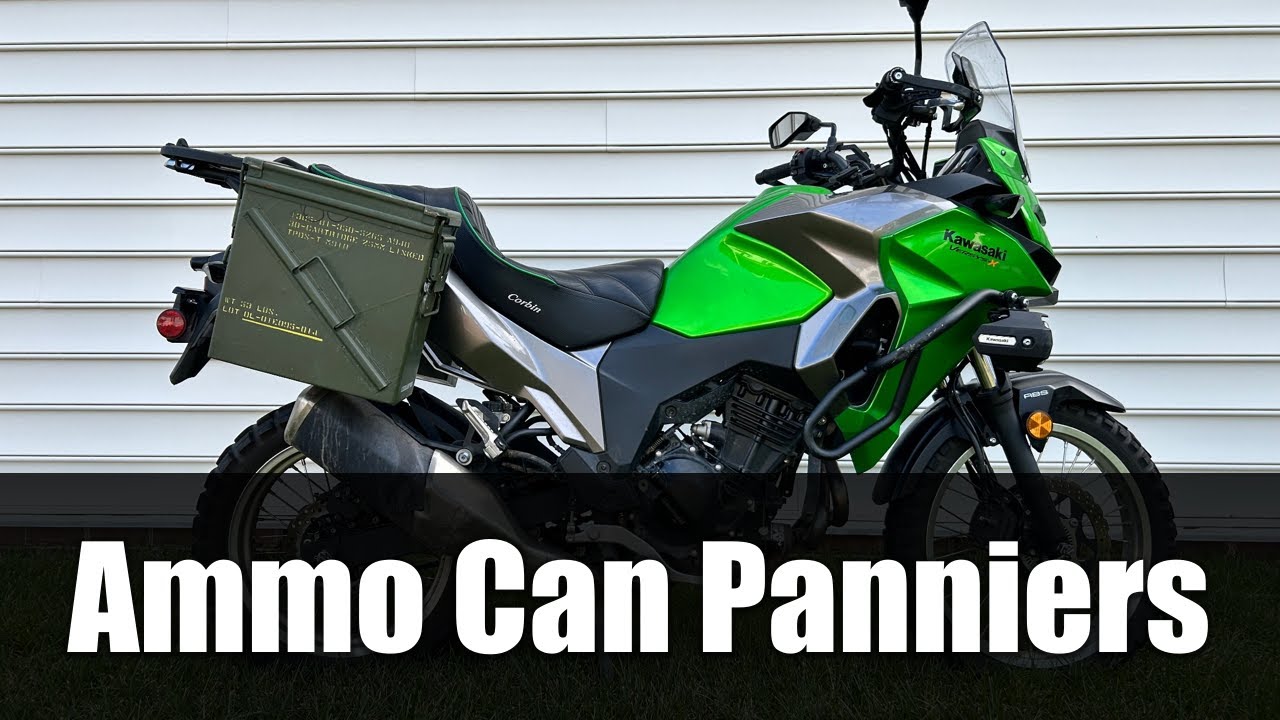 25mm Ammo Can Panniers for Kawasaki Versys-X 300
