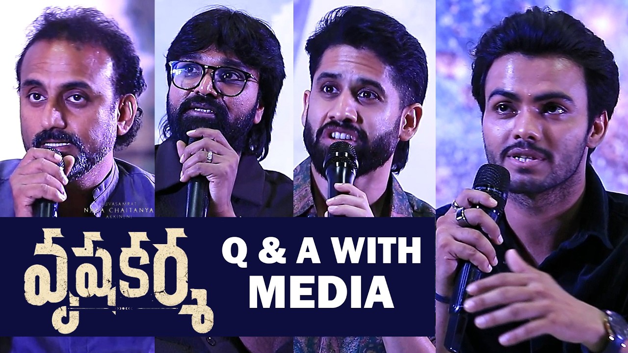 Naga Chaitanya, Vrushakarma Movie Team Q & A With Media | Karthik Varma Dandu | News Buzz