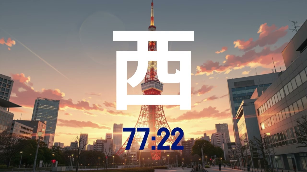 KANJI Timer 90min. | 西