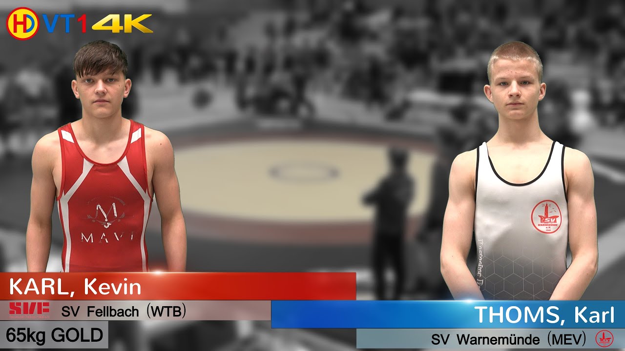 🤼 | Wrestling | German Championships 2022 Cadets (Greco) - 65kg Gold | KARL vs. THOMS