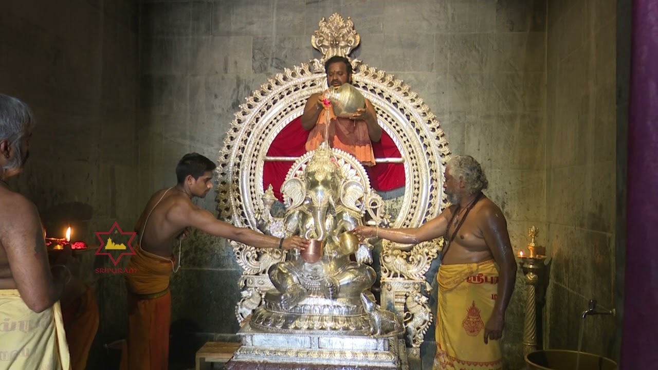 Sri Sakthi Ganapathy Abhishekam #Sripuram #SriNarayaniPeedam #srisakthiamma