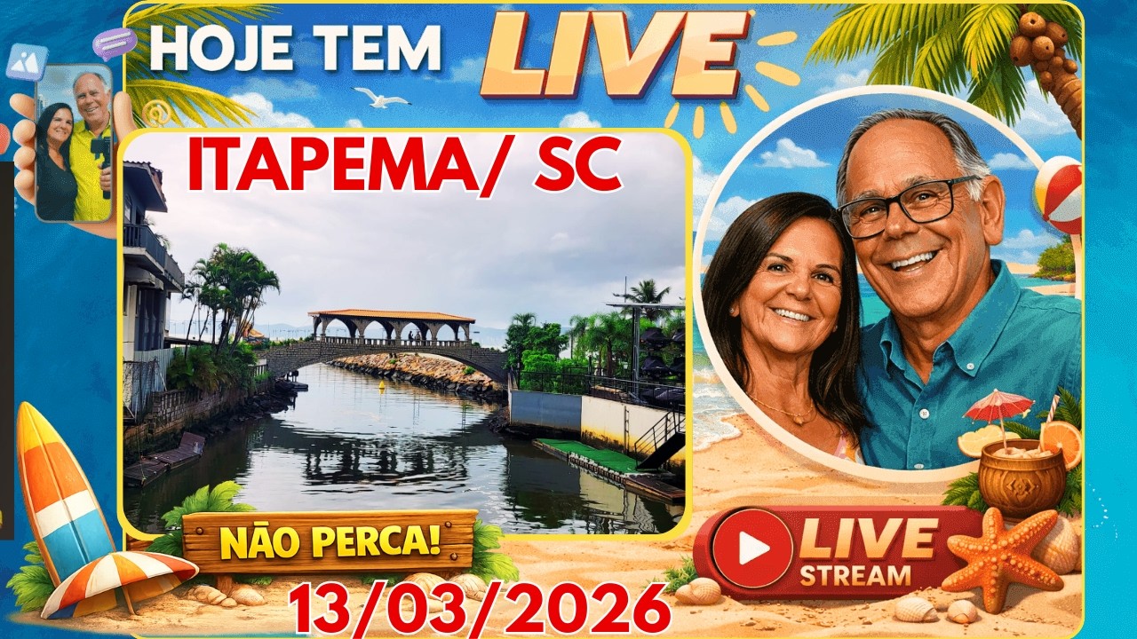 ITAPEMA / SC  SEXTOU VEM DESCONTRAIR OUVINDO O SOM DO MAR    13/03/2026     9:30h