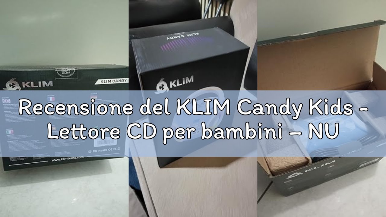 Recensione del KLIM Candy Kids - Lettore CD per bambini – NUOVO 2024 – Radio FM – Batterie incluse –