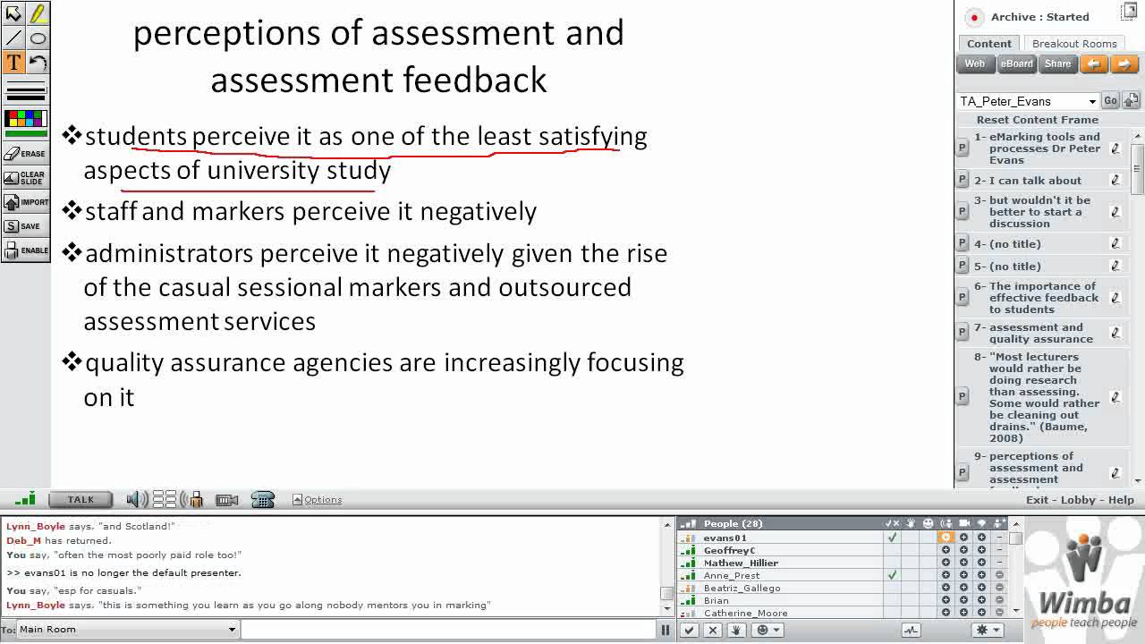 [1 of 9] e-Marking Tools and Processes web seminar 18 Aug 2010