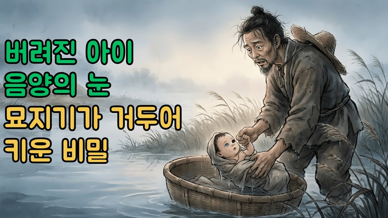 버려진 아이, 음양의, 눈묘지기가 거두어 키운 비밀#조선왕조. #야담 #설화 #전설 #전래이야기 #고전이야기 #이야기채널 #밤에듣는이야기 #인생이야기 #인과응보
