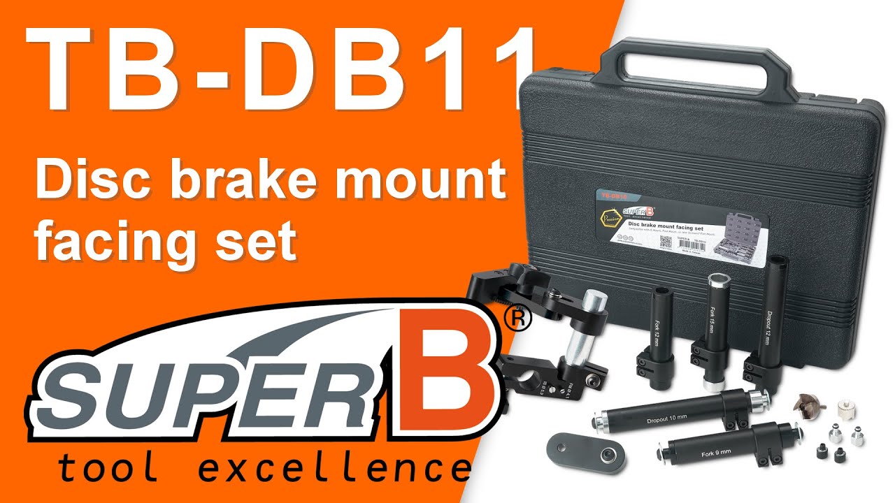 How to Use the TB-DB11 Disc brake mount facing set