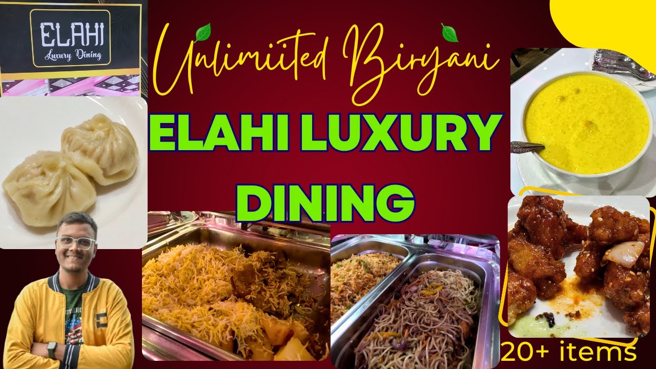 Unlimited buffet মাত্র ₹549? |Elahi luxury dining| New Chinese Buffet | Kolkata| Park Circus| #elahi