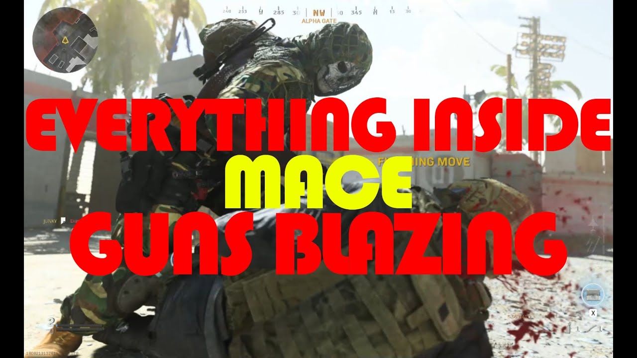 BRAND NEW Everything Inside Mace Guns Blazing - Call of Duty Modern Warfare