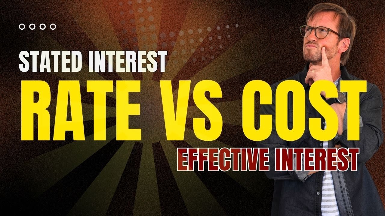 Stated Interest vs Effective Interest. (Ie, why your 4% fixed is actually 72%.)