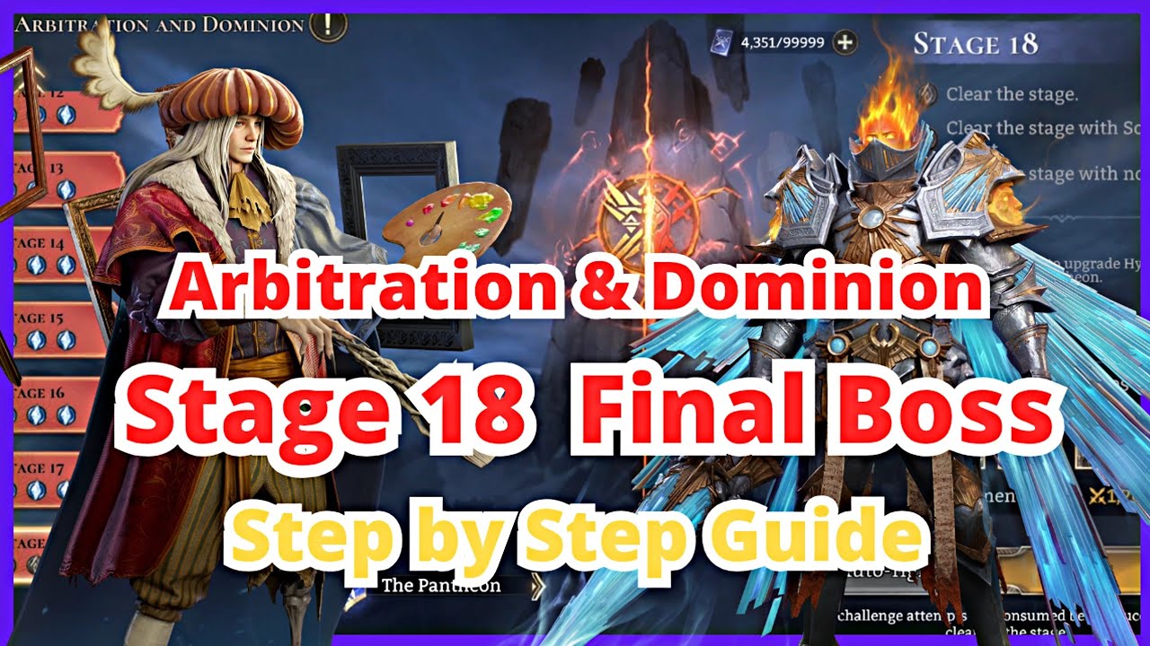 Arbitration & Dominion Stage 18 Final Boss Faction Trail | Step by Step Guide | Watcher of Realms
