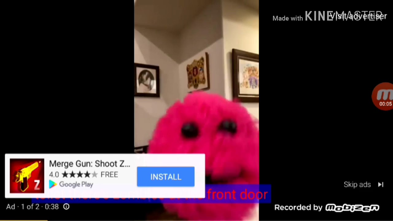 Merge Gun Shoot Zombie and Merge Fairies YouTube Ad