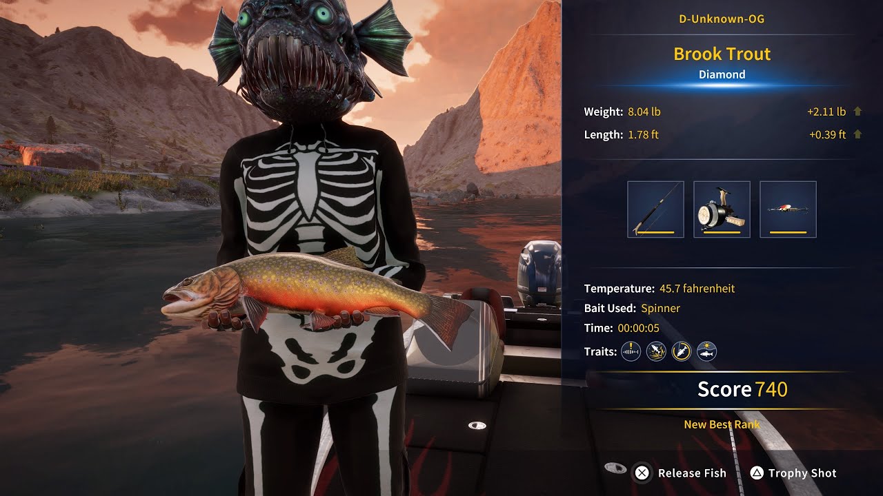 Diamond Brook Trout Hotspot - Must Try - Golden Ridge Reserve - Call Of The Wild : The Angler