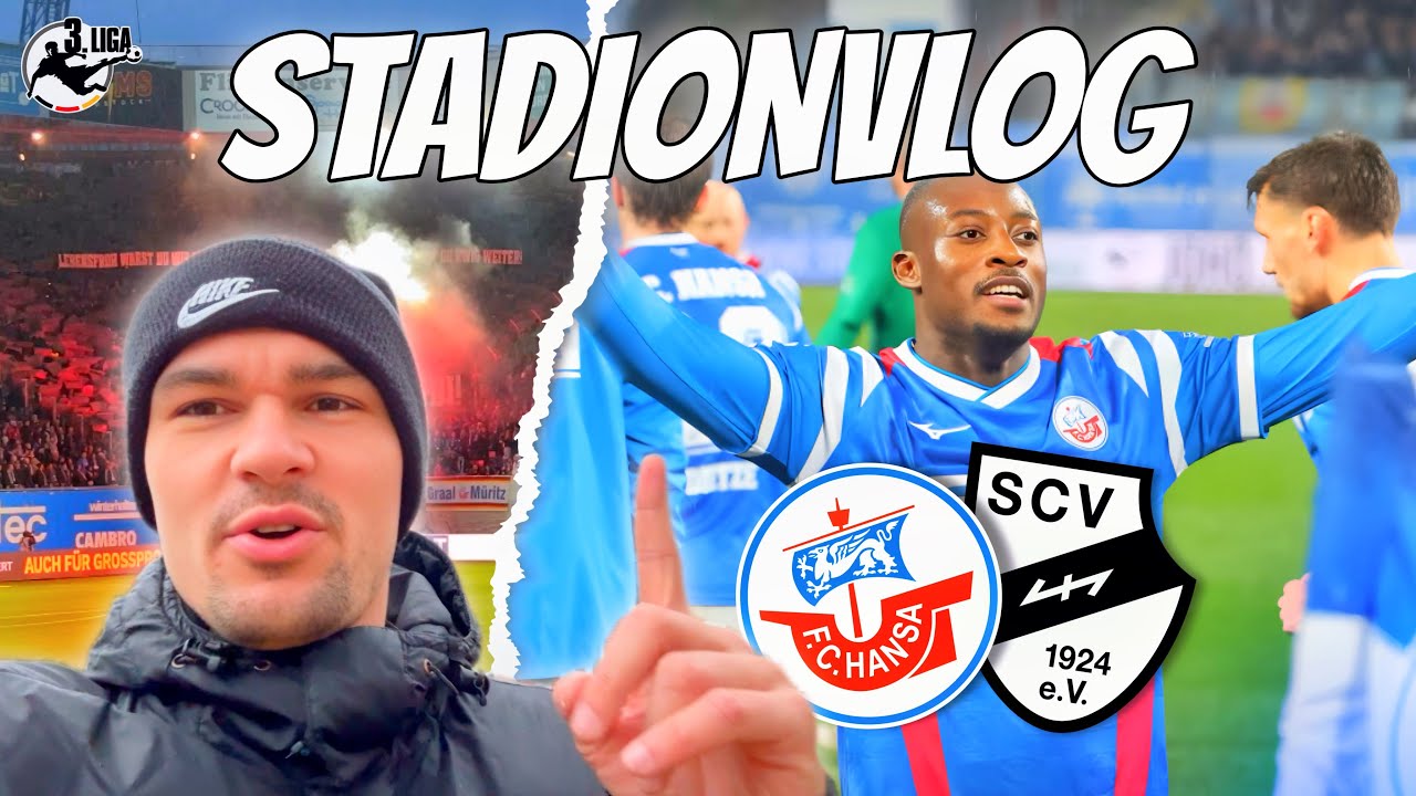 KINGSOMBI MIT DEM SCHLUSSPFIFF 😍👑🤯 | Hansa Rostock vs. SC Verl | Stadionvlog - 3. Liga