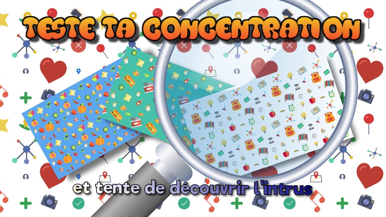 Trouve l'intrus | Test d'observation et d'attention | Teste tes facultés de concentration