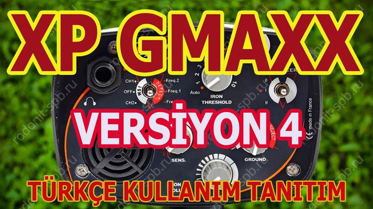 Xp Gmaxx 2 V4 Metal Detector Dedektör Türkçe Kullanım - Mega Dedektör