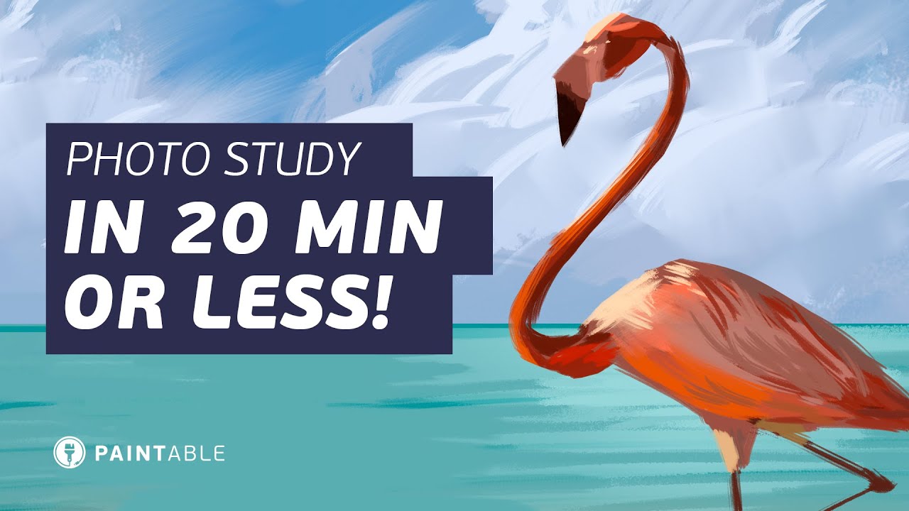How to Paint a Photo Study in 20 Min (or less!) - The Power of Shapes and Gesture
