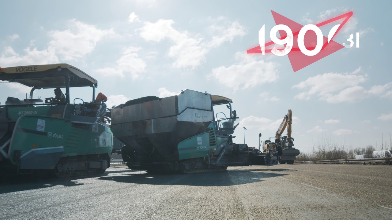 Einbau Offenporiger Asphalt Bauvorhaben AK Hilden Stüve Straßenbau GmbH