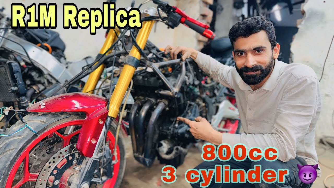 R1M Replica 800cc 3 cylender enigne swap | part 1