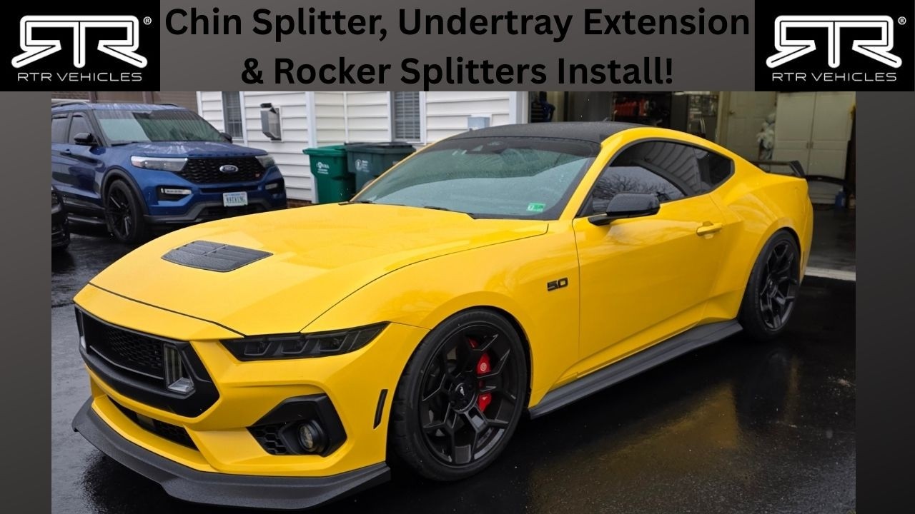 Обновление внешнего вида моего Mustang GT 2024 года с помощью деталей RTR.