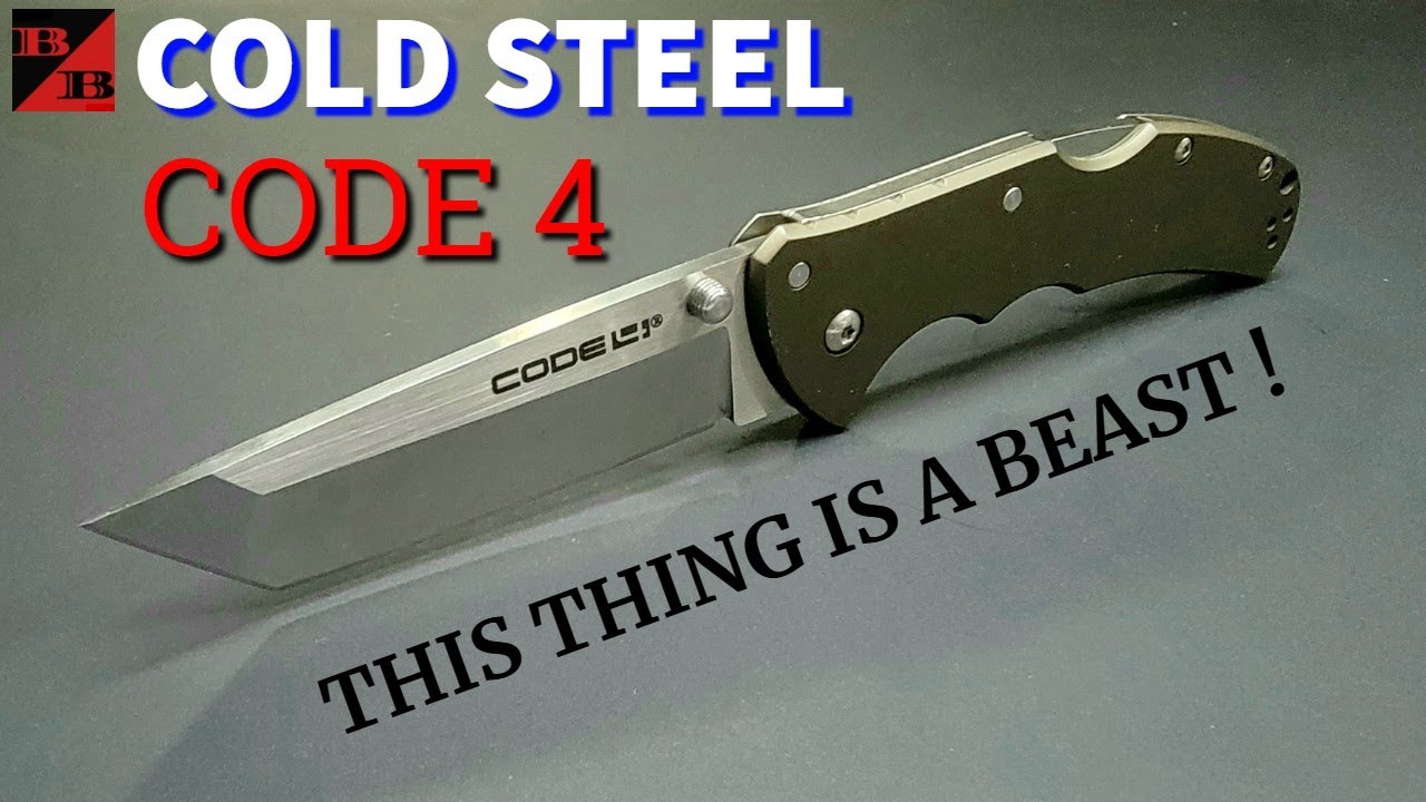 Cold Steel Code 4 Review Results After Rain/Sharpening/Being dropped. You name it.