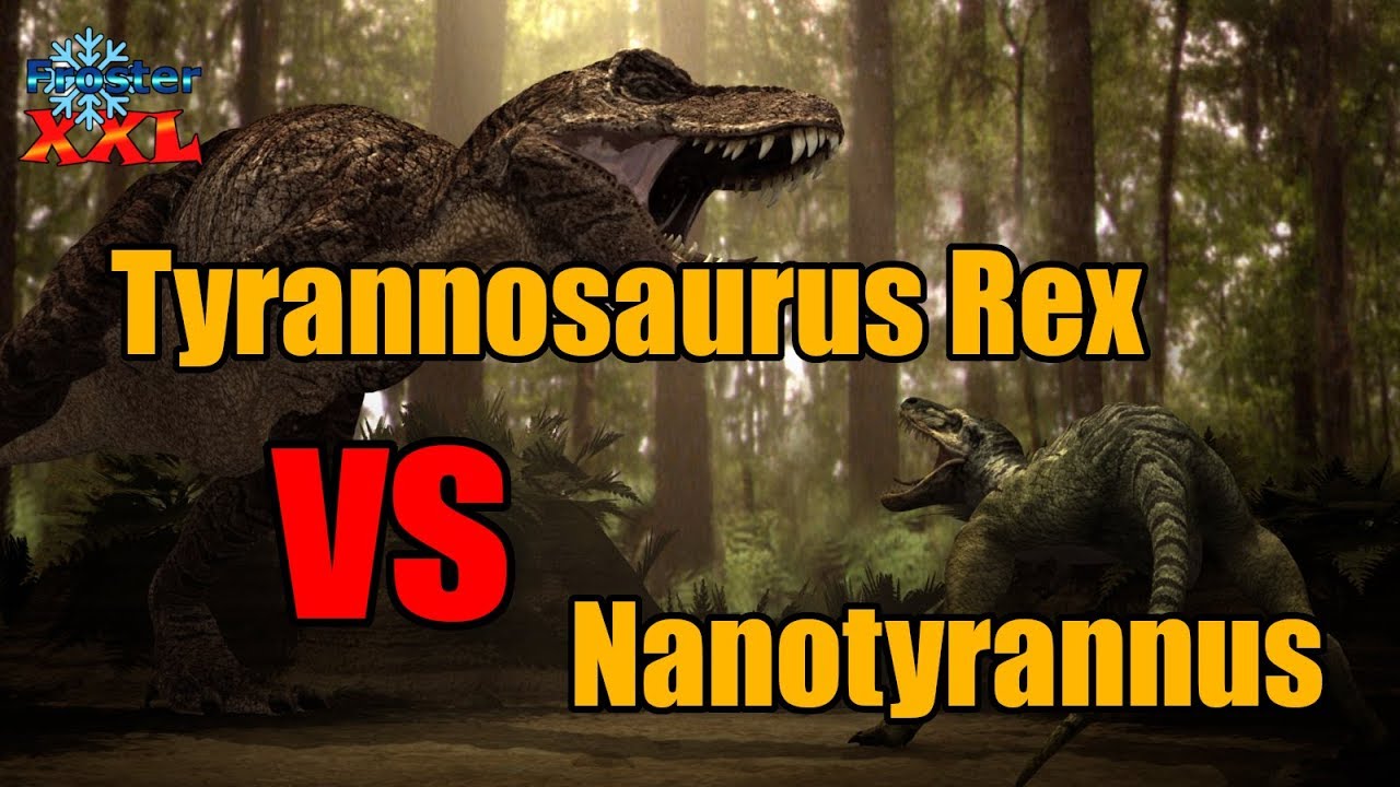 Tyrannosaurus Rex VS Nanotyrannus - Jurassic Fight Club