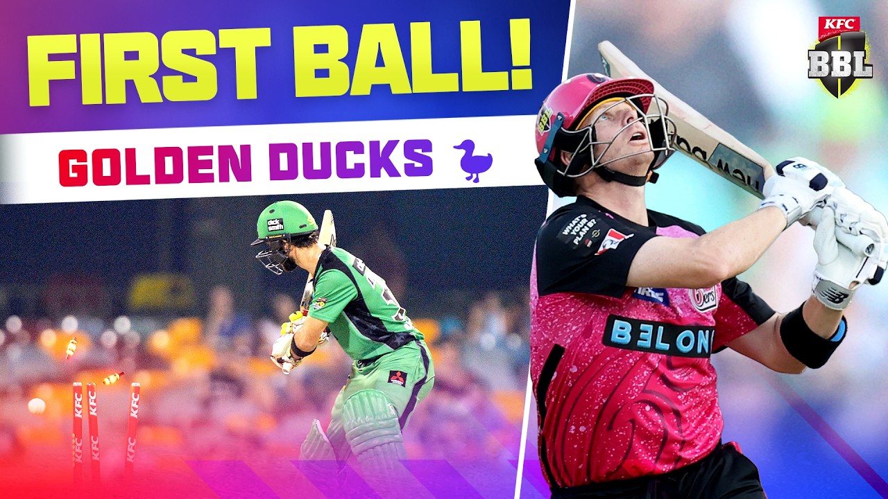 FIRST BALL! The Craziest Golden Ducks In BBL History | #BBL