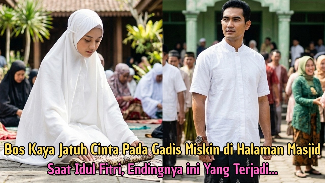 Bos Kaya Pulang Kampung Jatuh Cinta Pada Gadis Miskin Di Masjid Saat Sholat Idul Fitri, Endingnya...